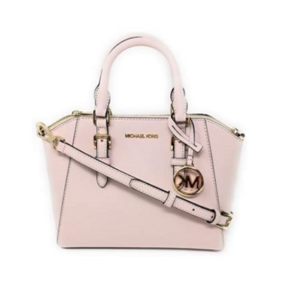 MICHAEL KORS CIARA 35S8GC6M2L MEDIUM MESSENGER LEATHER BAG IN POWDER BLU… - Picture 14 of 16